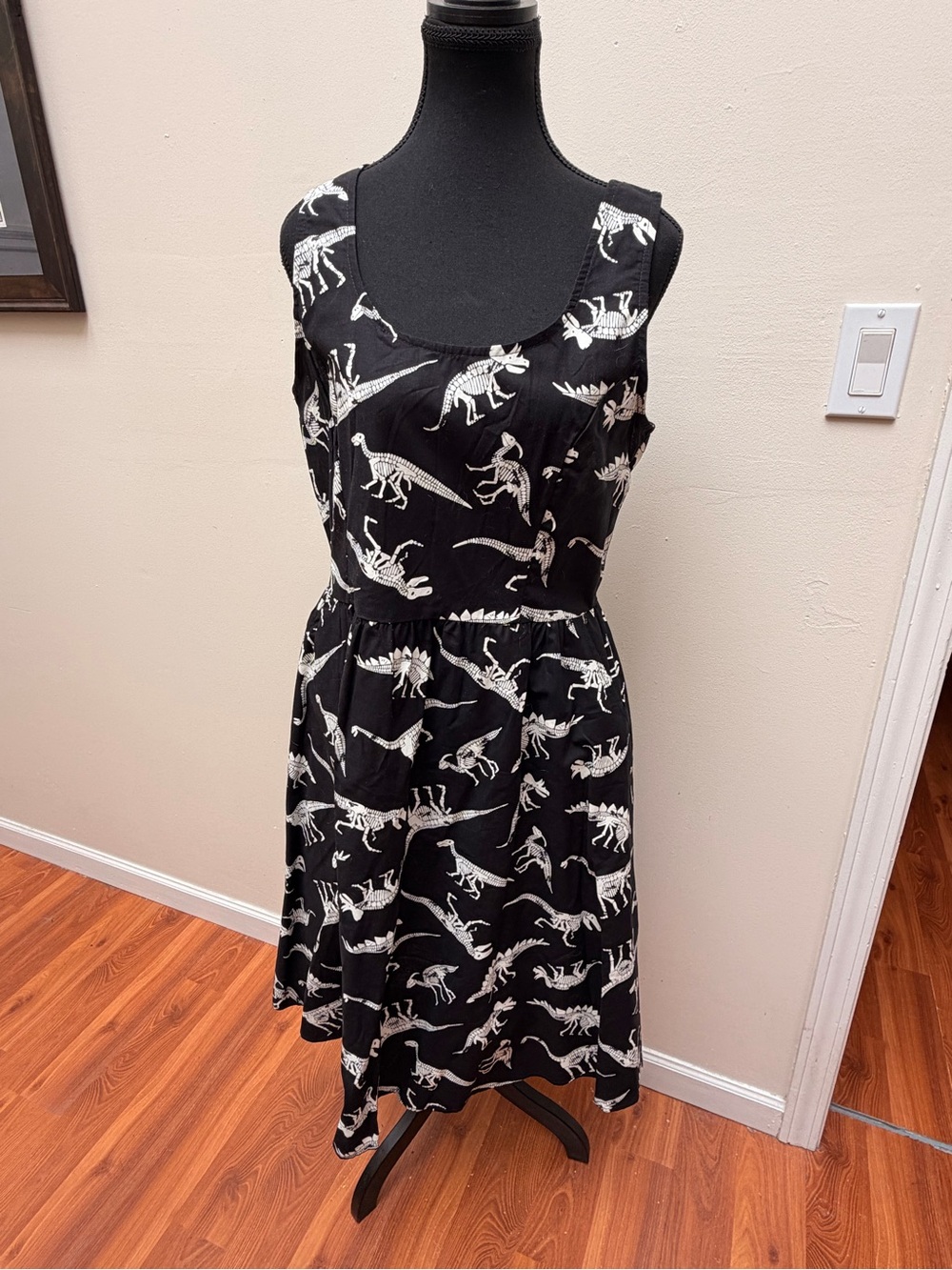Retro Licious Dino print dress